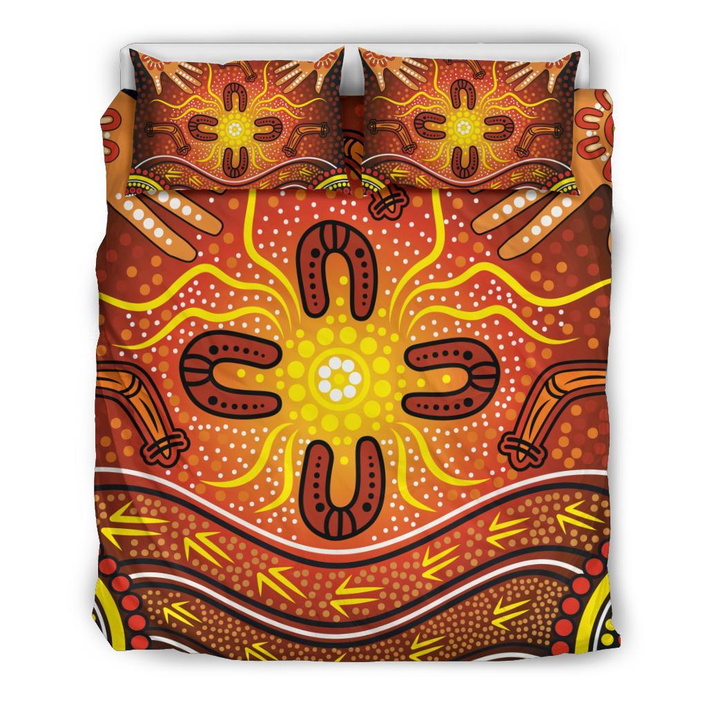 Aboriginal Bedding Set - Indigenous Patterns Ver10
