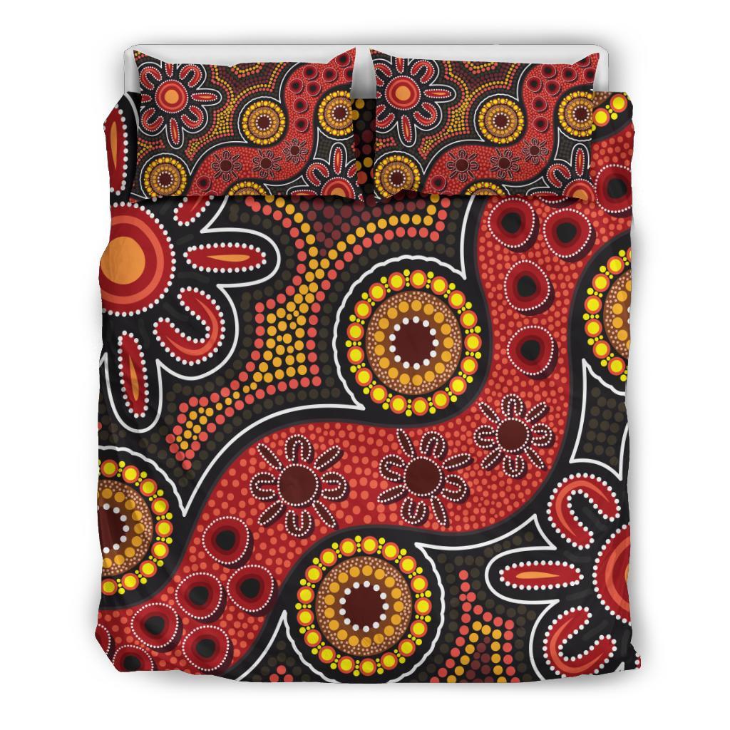 Aboriginal Bedding Set - Indigenous Patterns Ver11