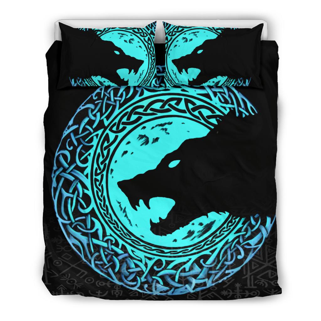 Viking Bedding Set Fenrir Norse Wolf