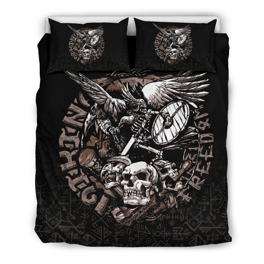 Viking Bedding Set Warrior Tattoo Odin