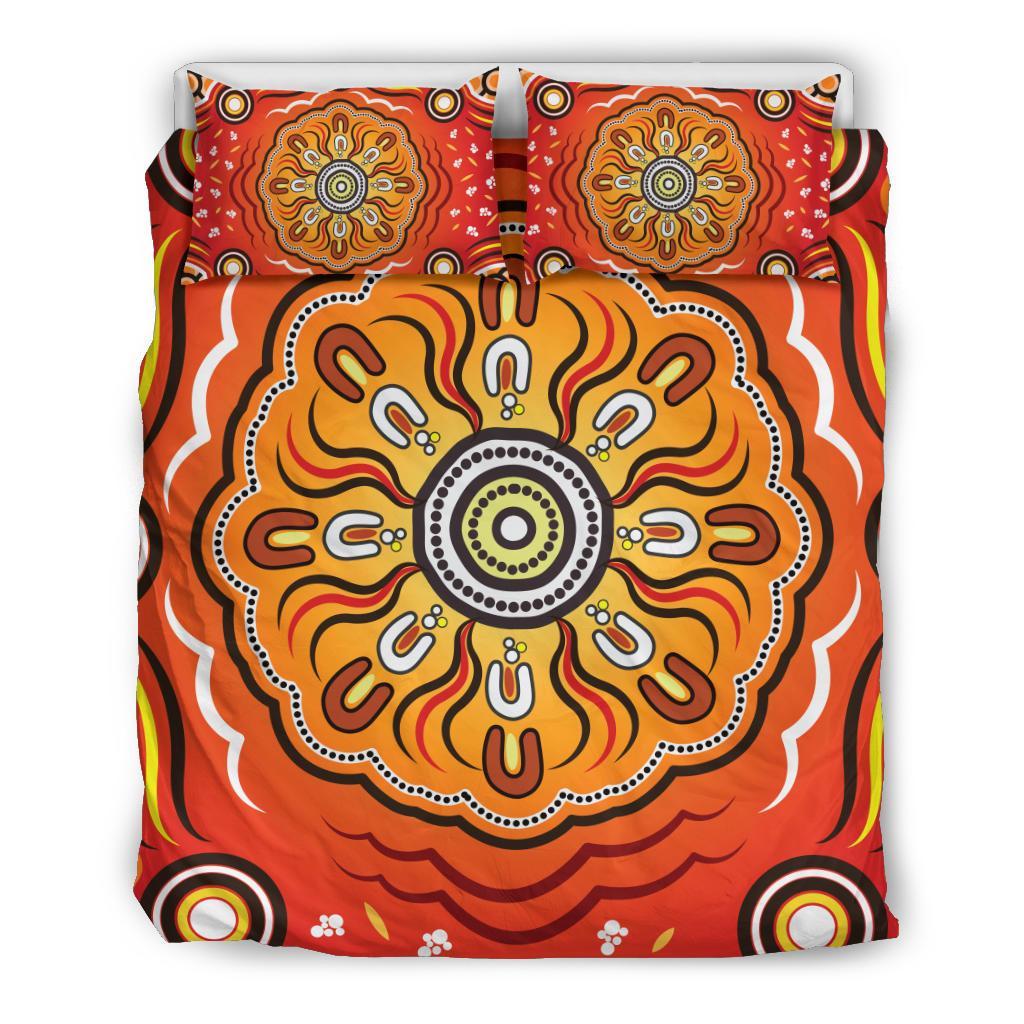 Aboriginal Bedding Set - Indigenous Art Patterns Ver01