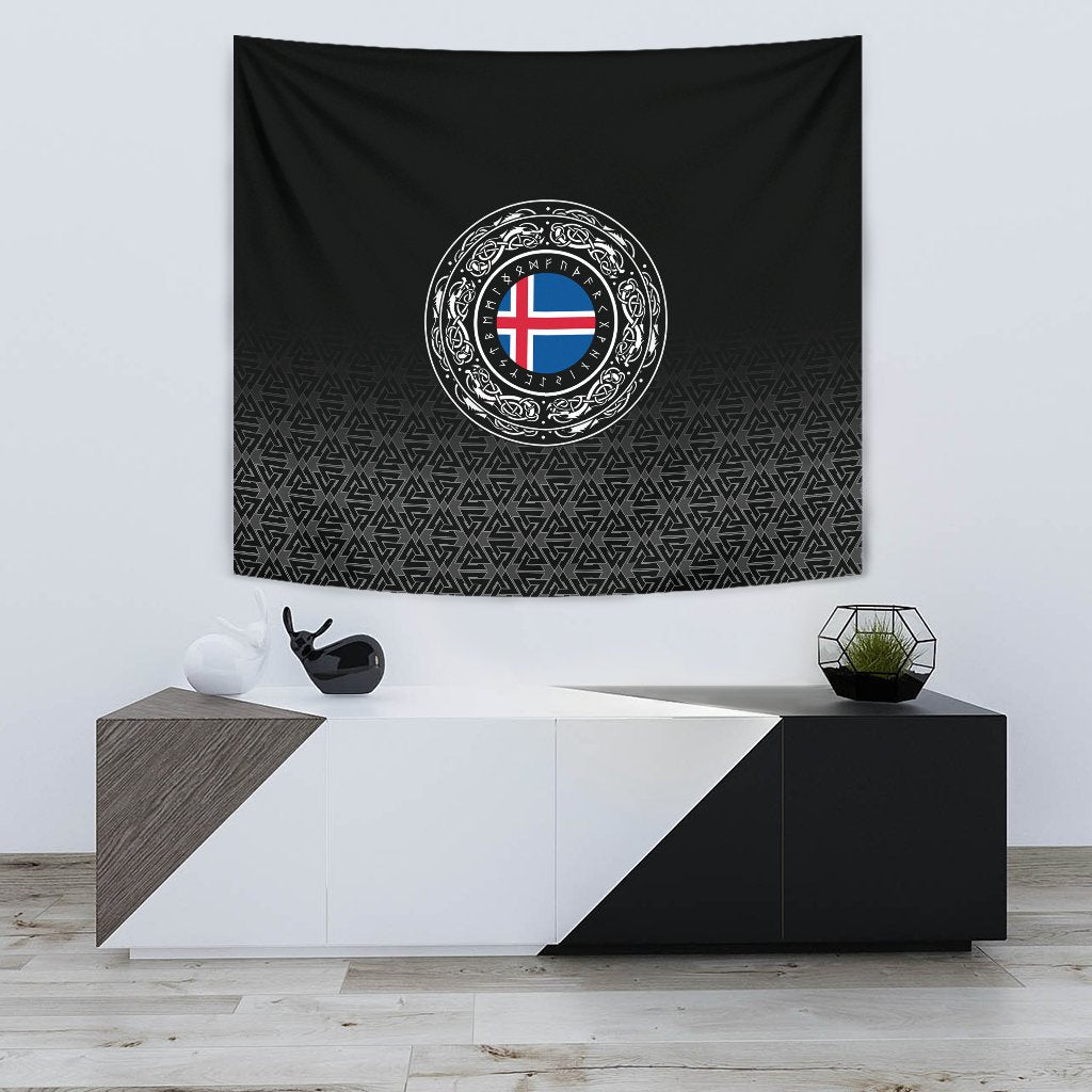 Viking Tapestry Iceland Coat Of Arms