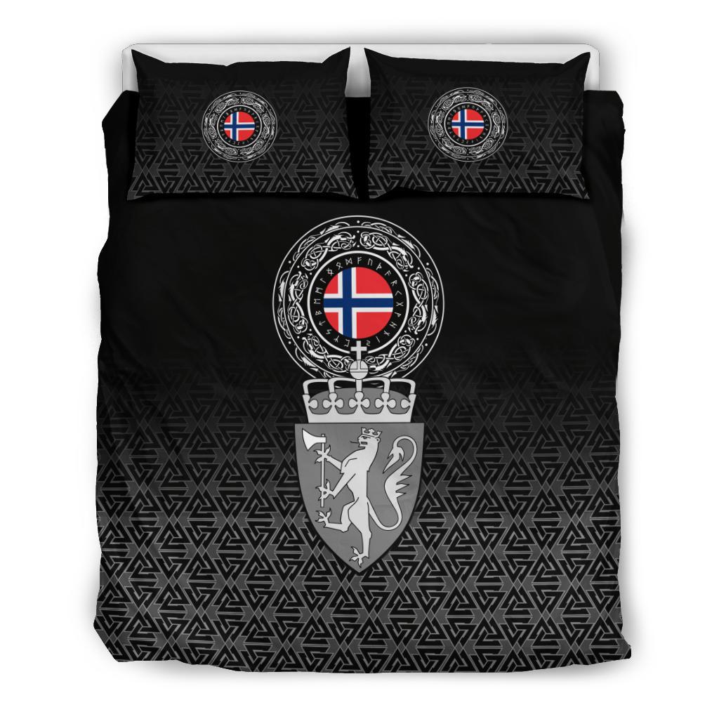 Viking Bedding Set Norway Coat Of Arms