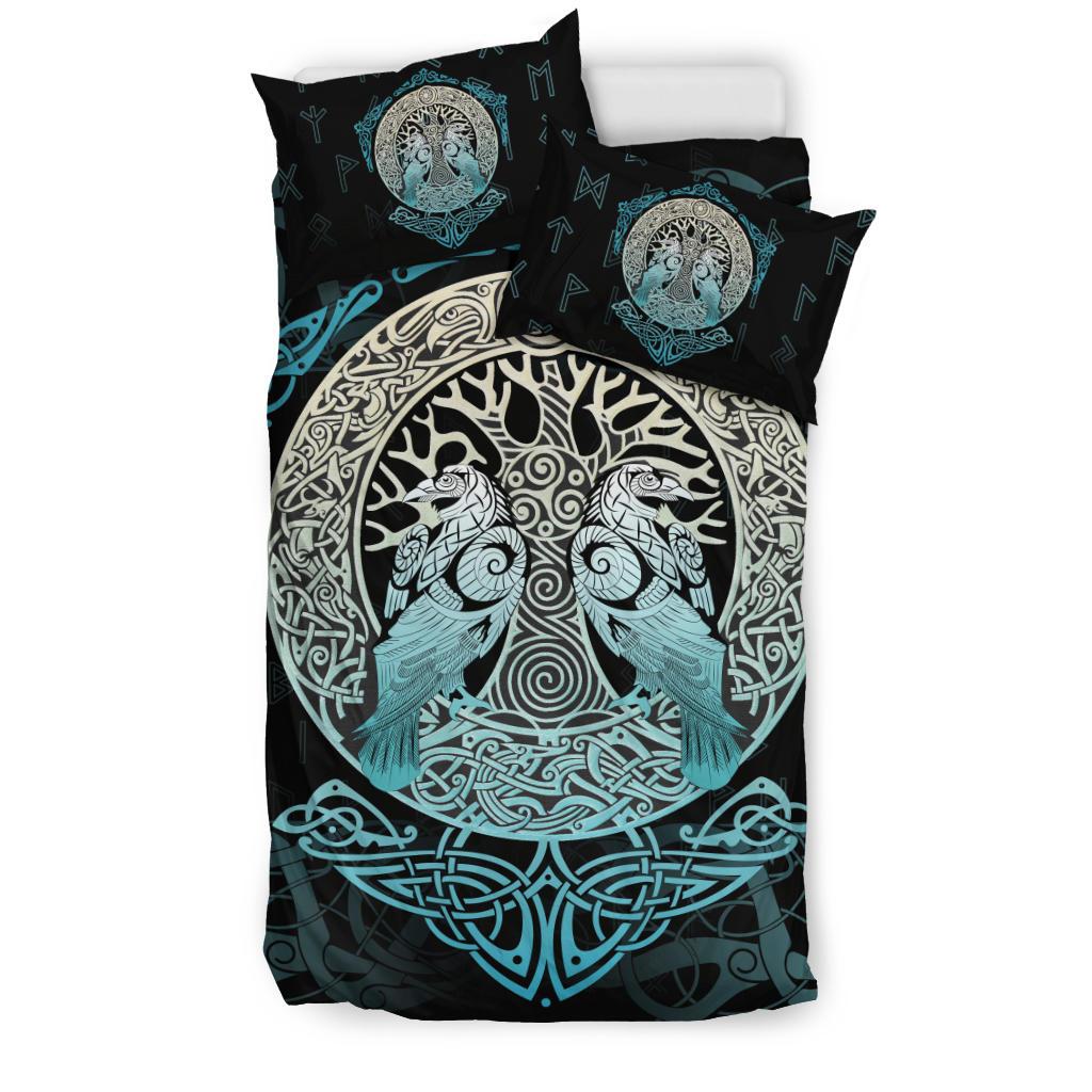 Viking Bedding Set Yggdrasil and Ravens