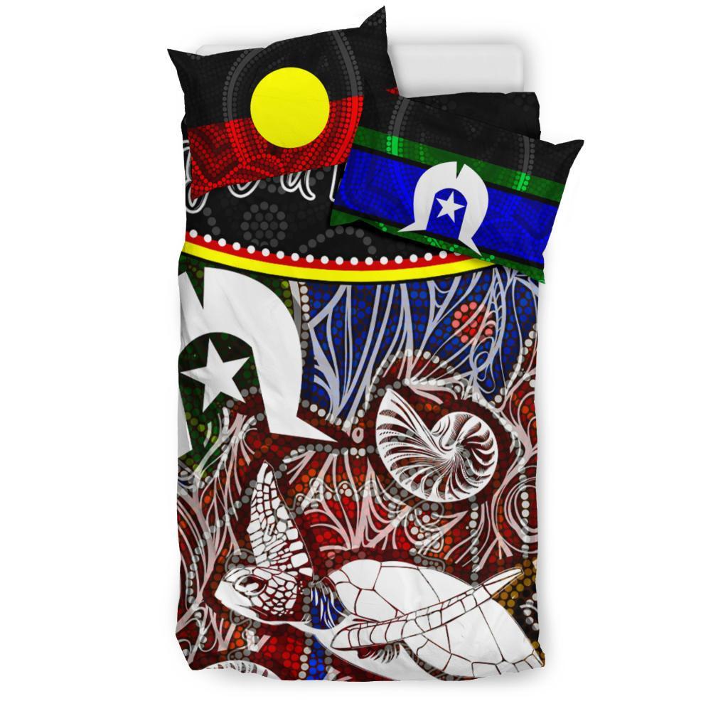 Personalised Bedding Set - Aboriginal Dot In Naidoc Week Style