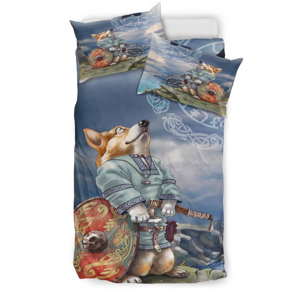 Viking Bedding Set Corgi