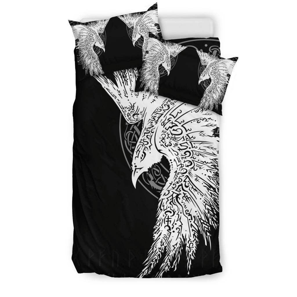 Viking Bedding Set Mystical Raven Tattoo Special Ver02