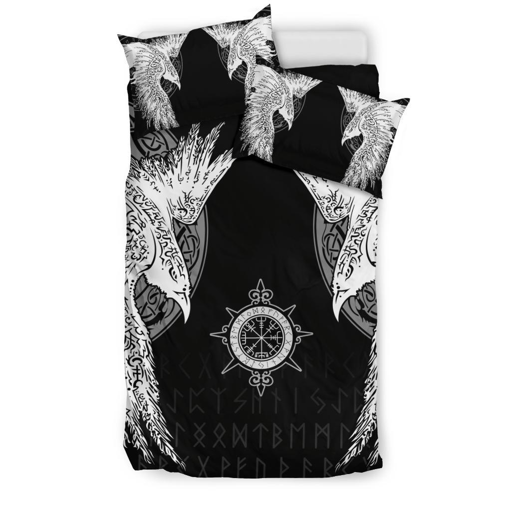 Viking Bedding Set Mystical Raven Tattoo Special Ver01