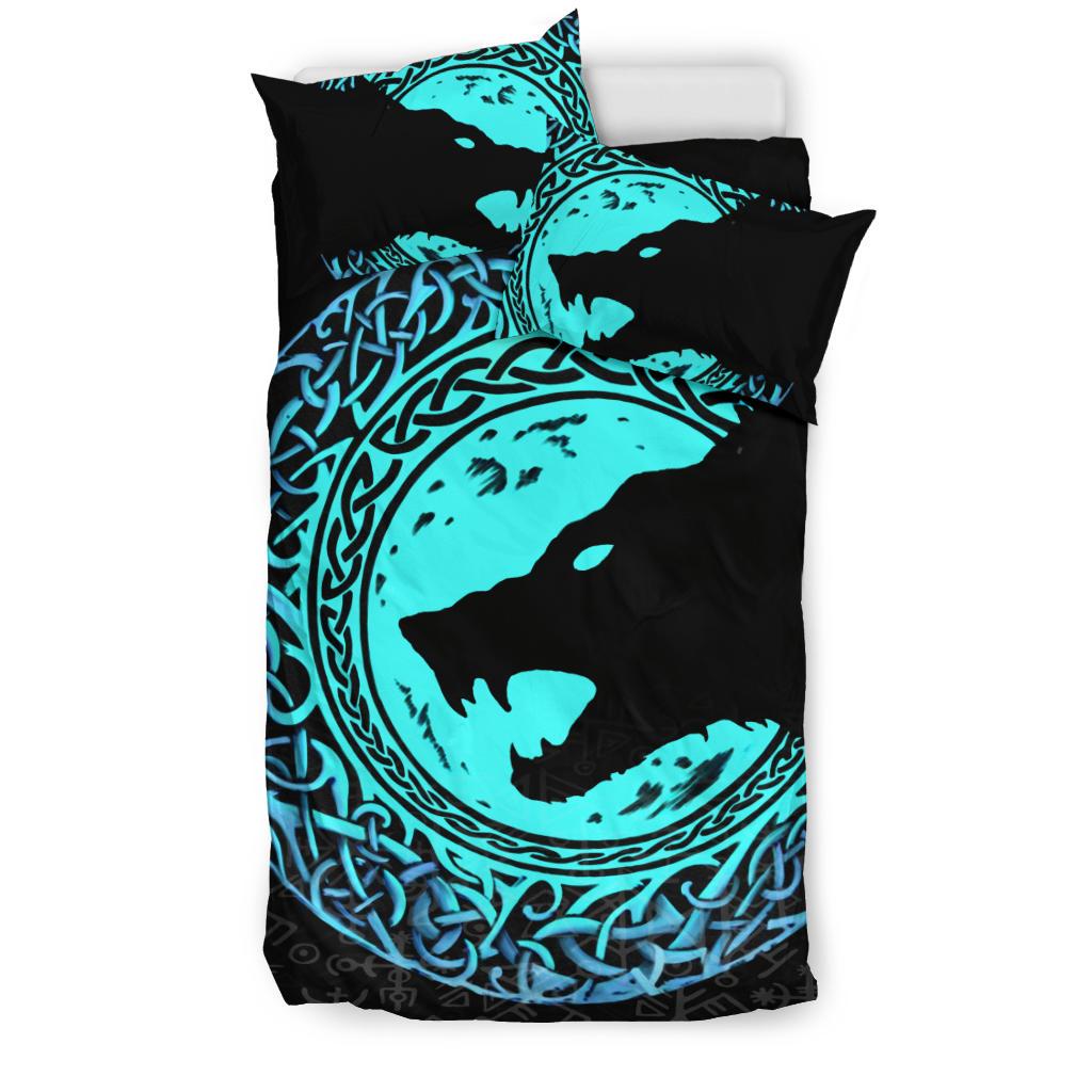 Viking Bedding Set Fenrir Norse Wolf Style