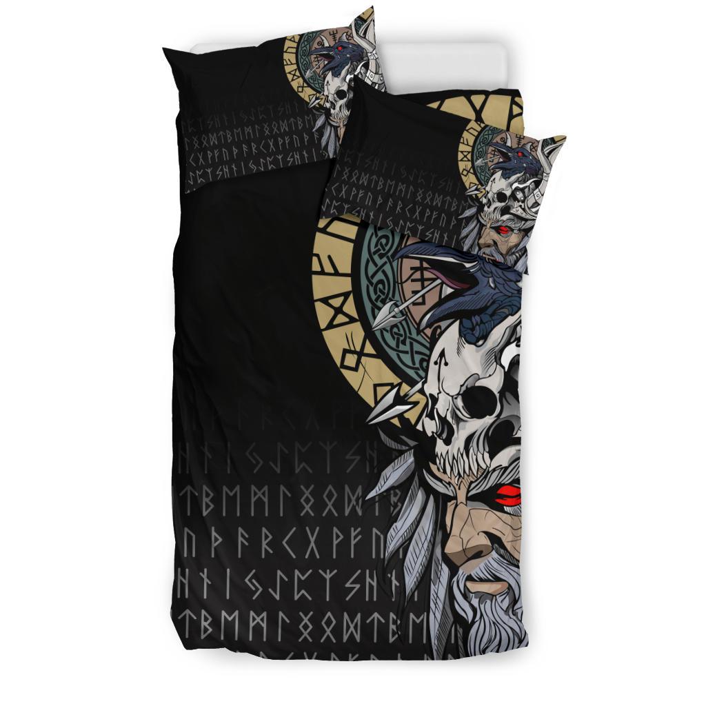 Viking Bedding Set Odin Raven