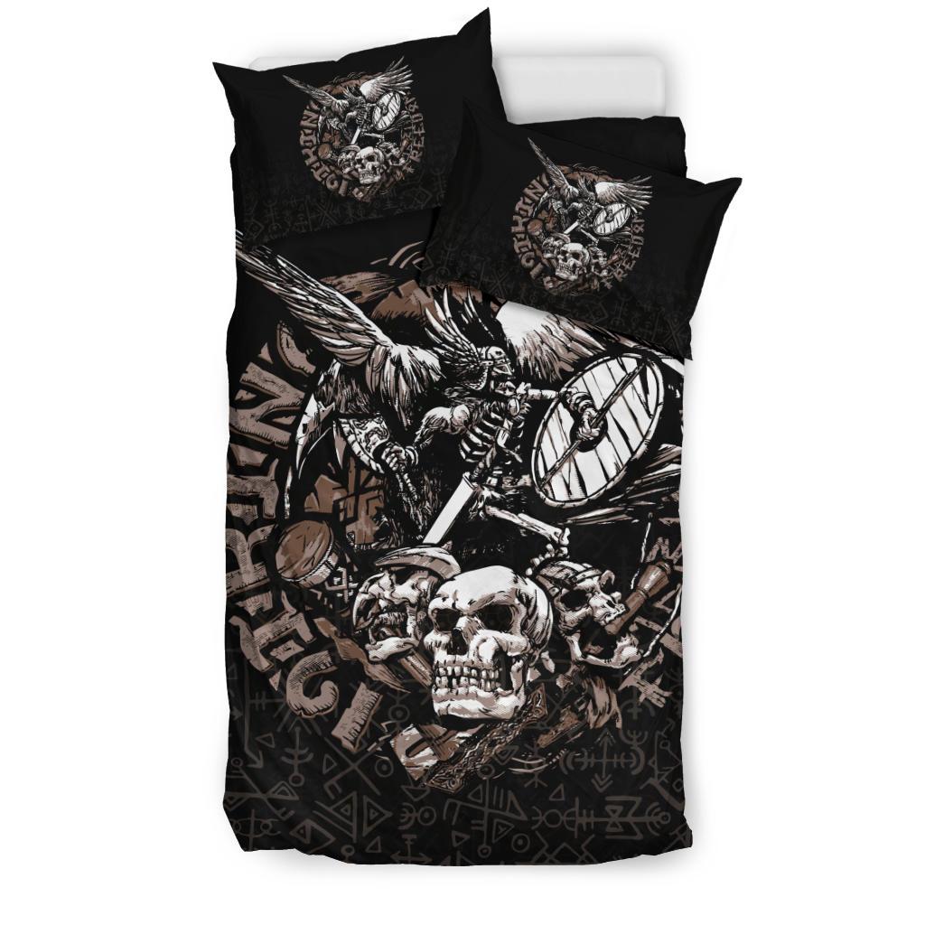 Viking Bedding Set Warrior Tattoo Odin