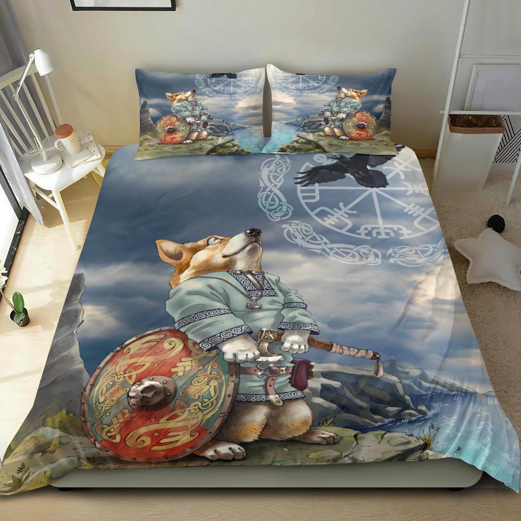 Viking Bedding Set Corgi