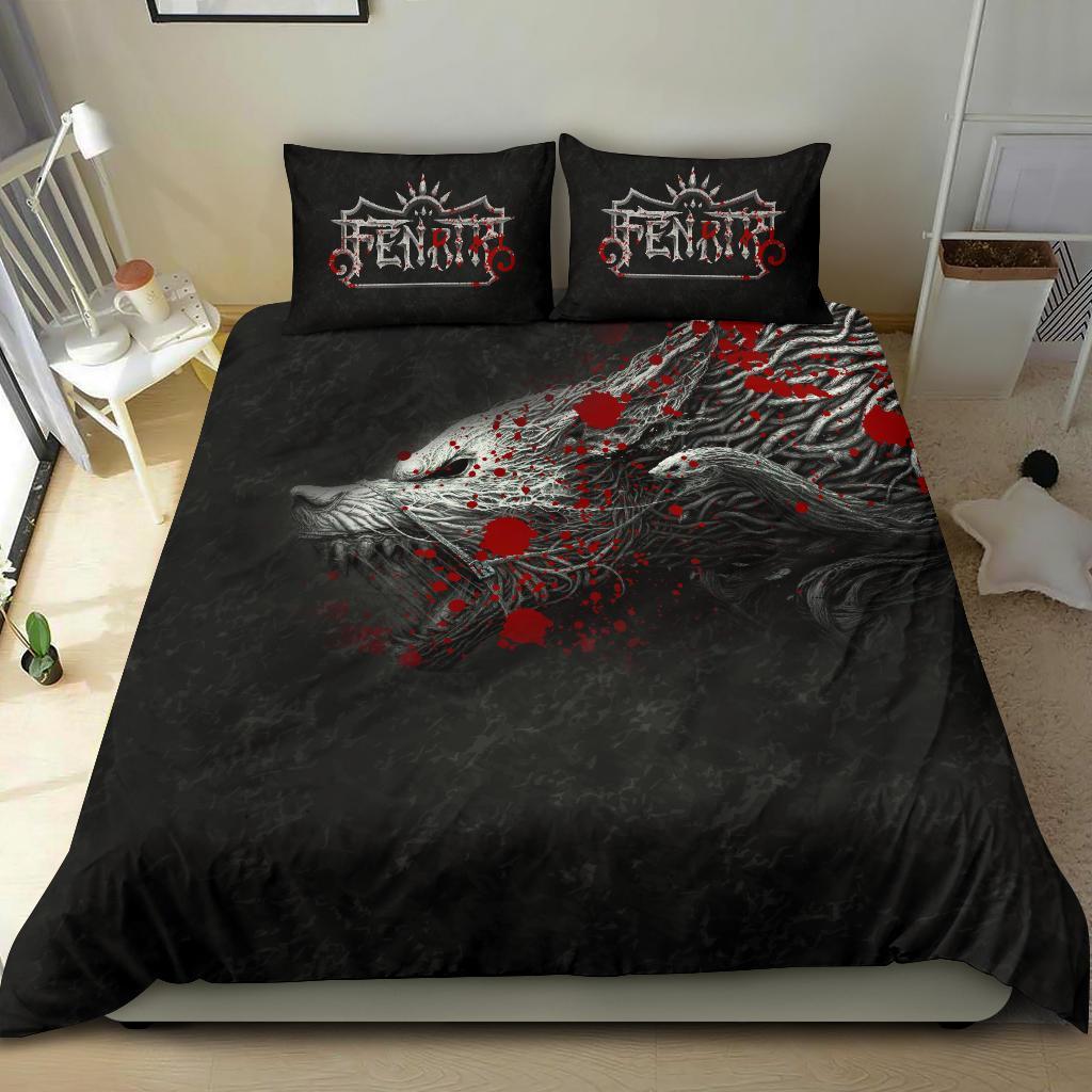 Viking Bedding Set Fenrir Blood