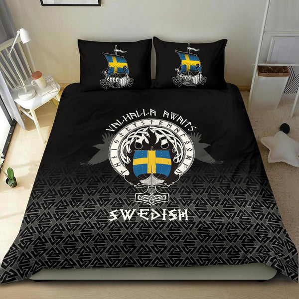 Viking Bedding Set Swedish Drakkar