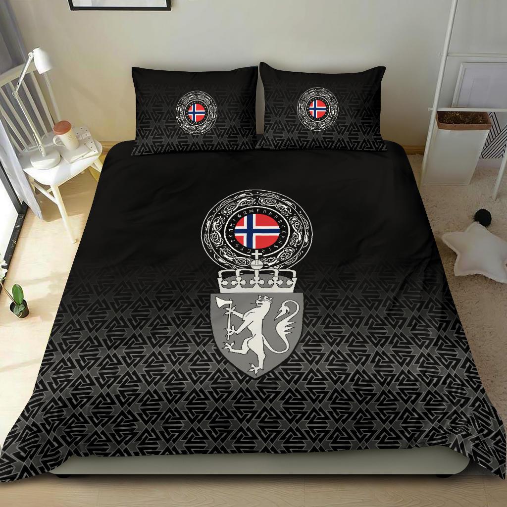 Viking Bedding Set Norway Coat Of Arms