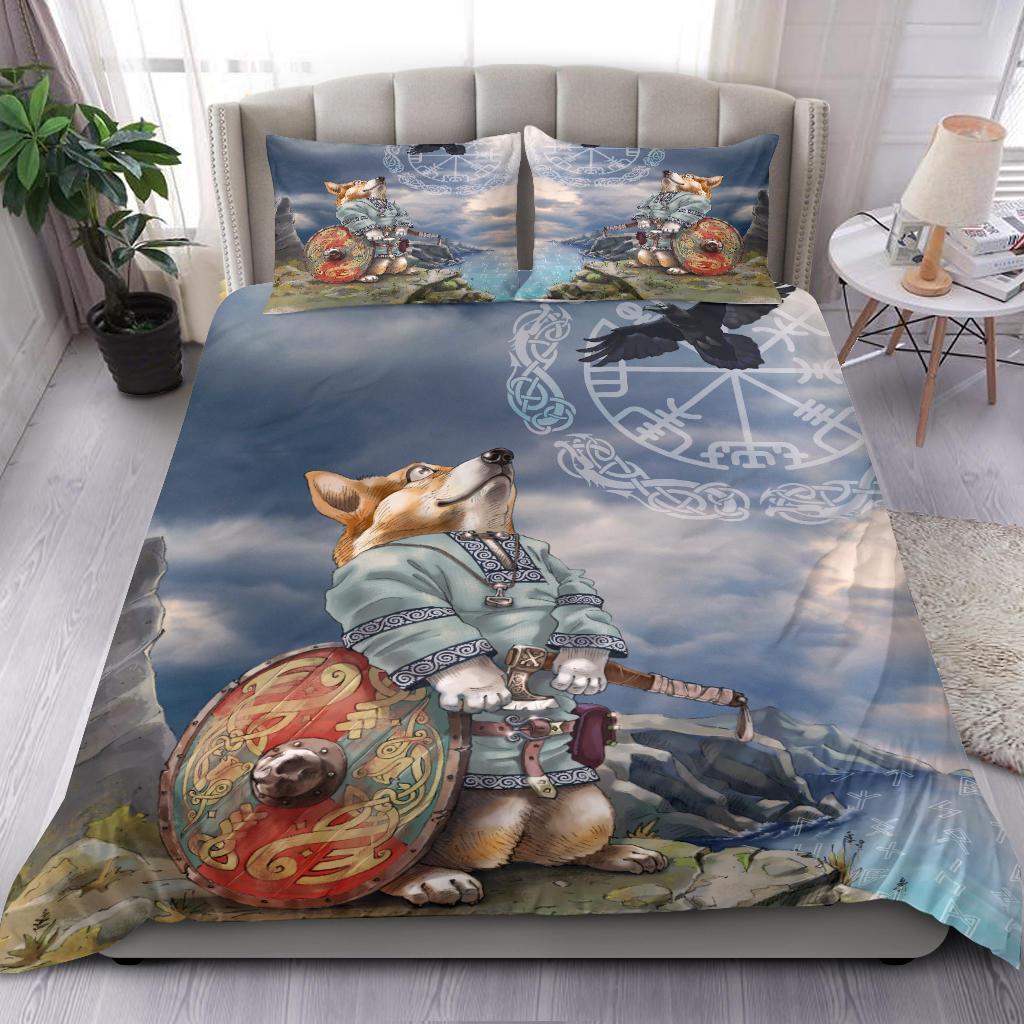 Viking Bedding Set Corgi