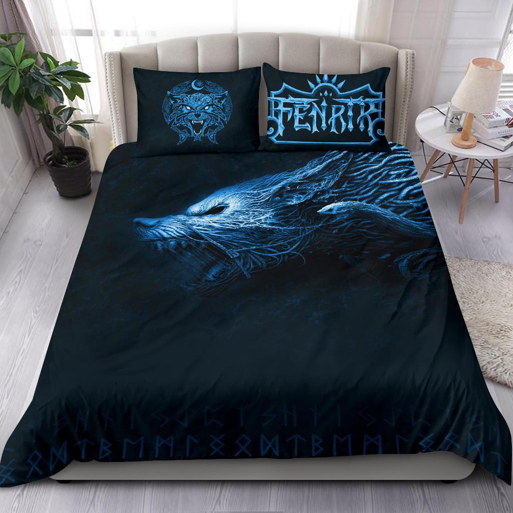 Viking Bedding Set Fenrir Wolf