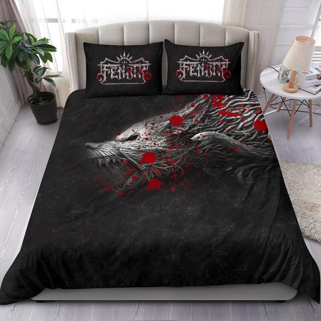 Viking Bedding Set Fenrir Blood