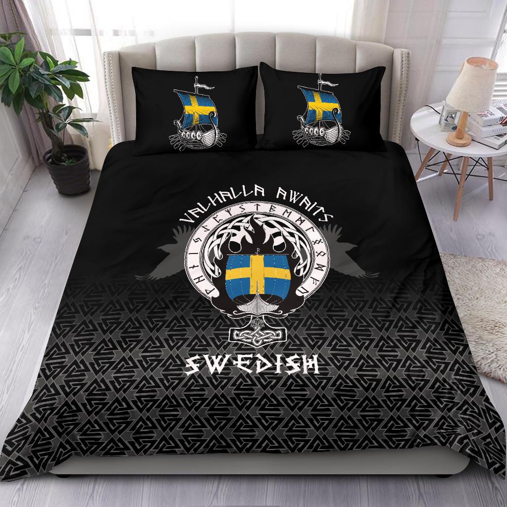 Viking Bedding Set Swedish Drakkar