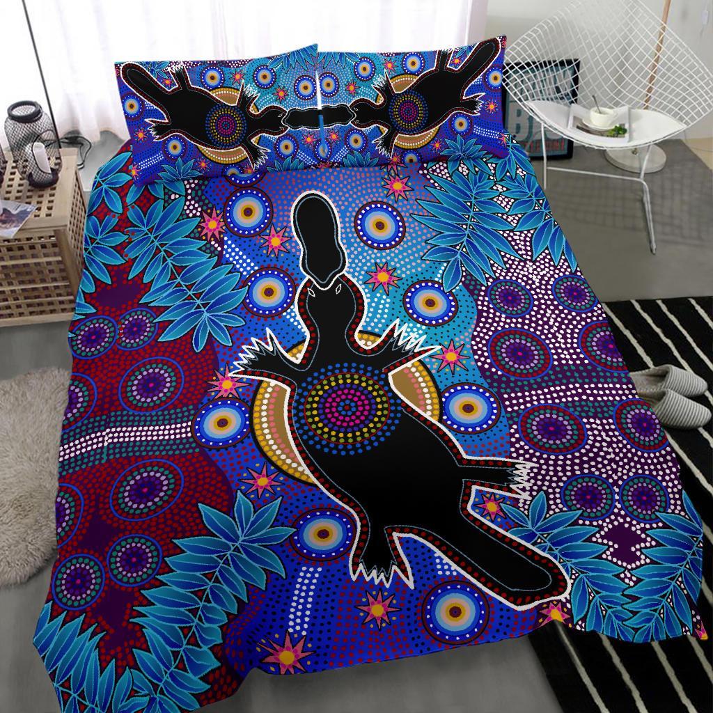 Aboriginal Bedding Set - Indigenous Platypus