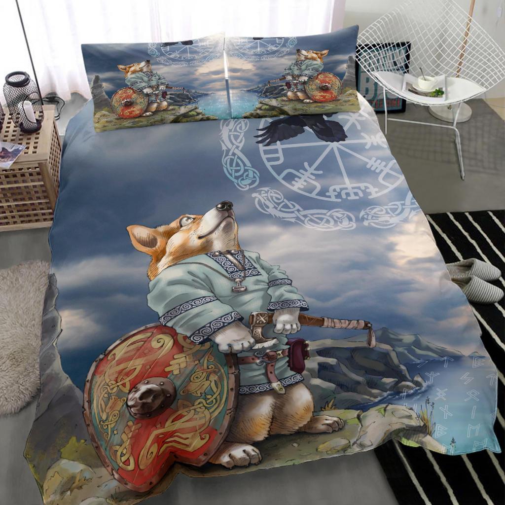 Viking Bedding Set Corgi