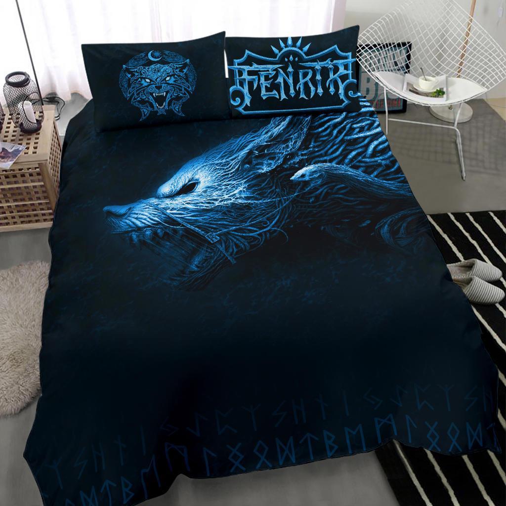 Viking Bedding Set Fenrir Wolf