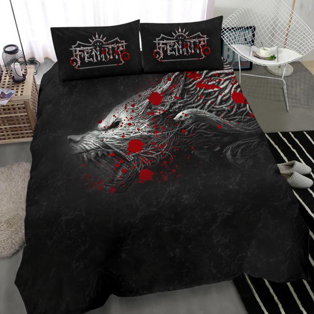 Viking Bedding Set Fenrir Blood