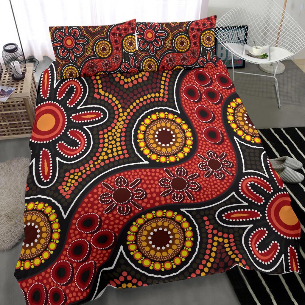 Aboriginal Bedding Set - Indigenous Patterns Ver11