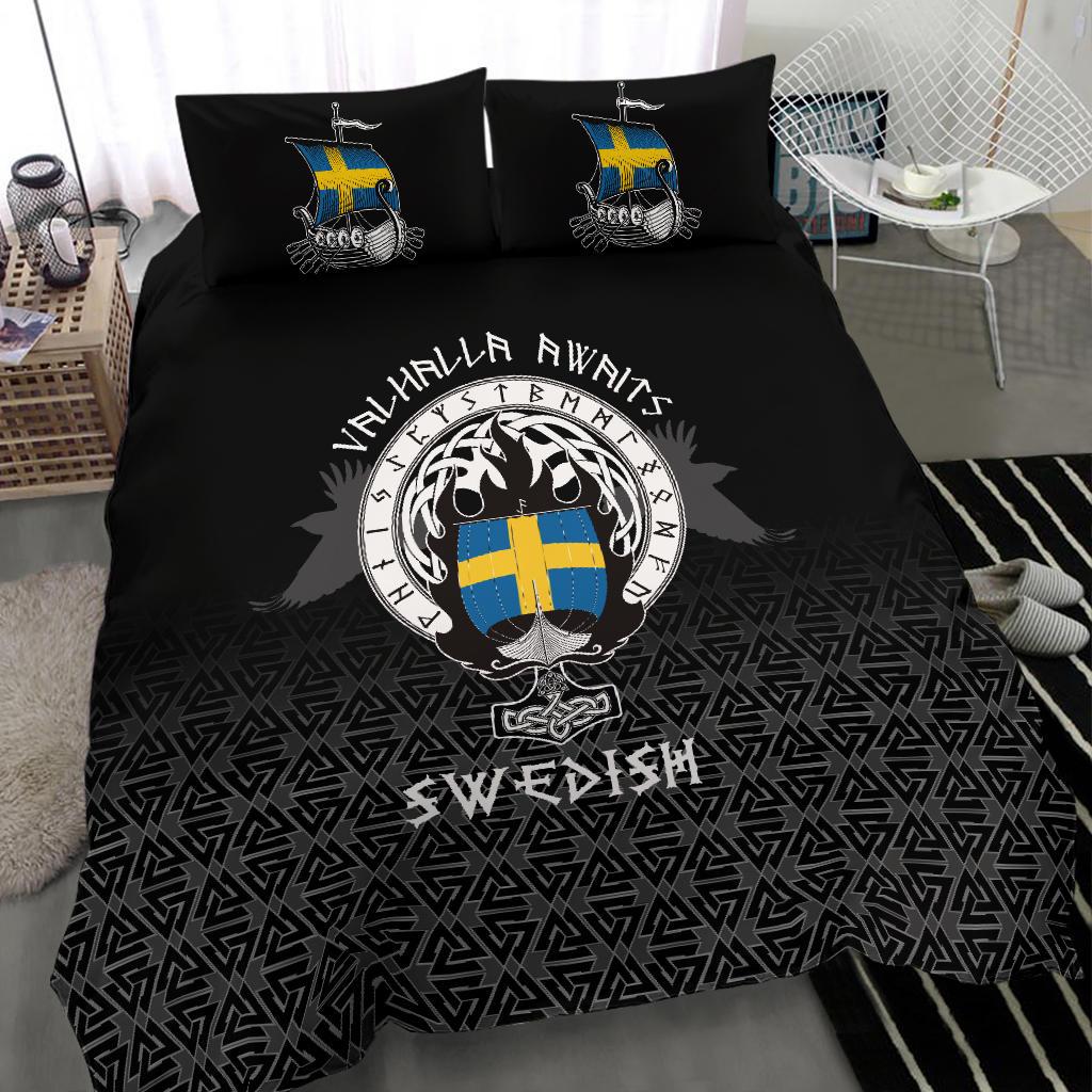 Viking Bedding Set Swedish Drakkar