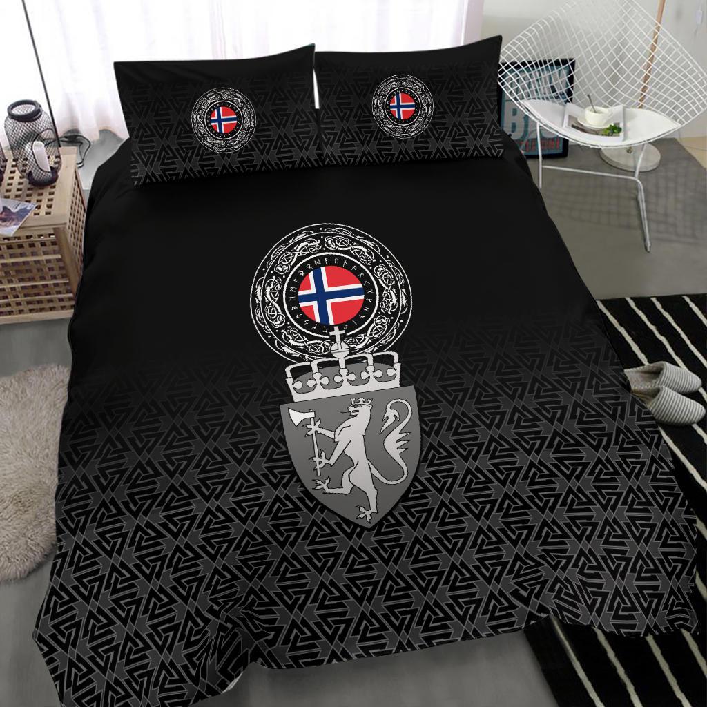 Viking Bedding Set Norway Coat Of Arms