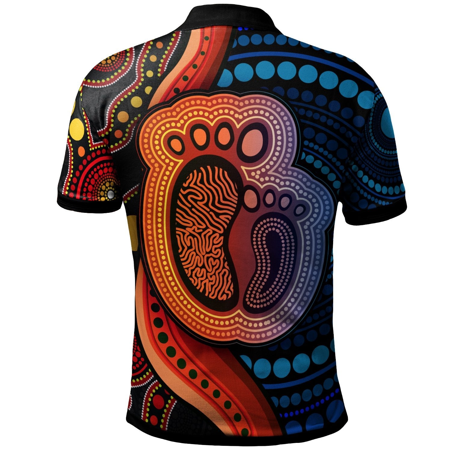Aboriginal Polo - Aboriginal Mother And Son Polo Shirt