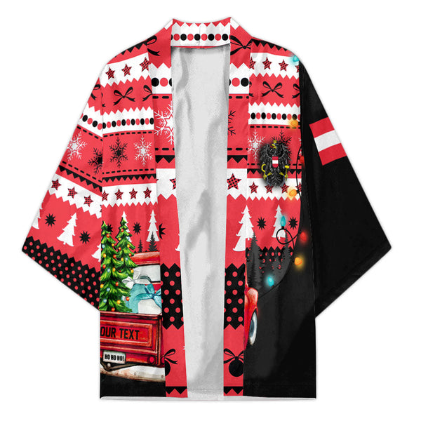 Austria Kimono Coat Of Arms Christmas Style