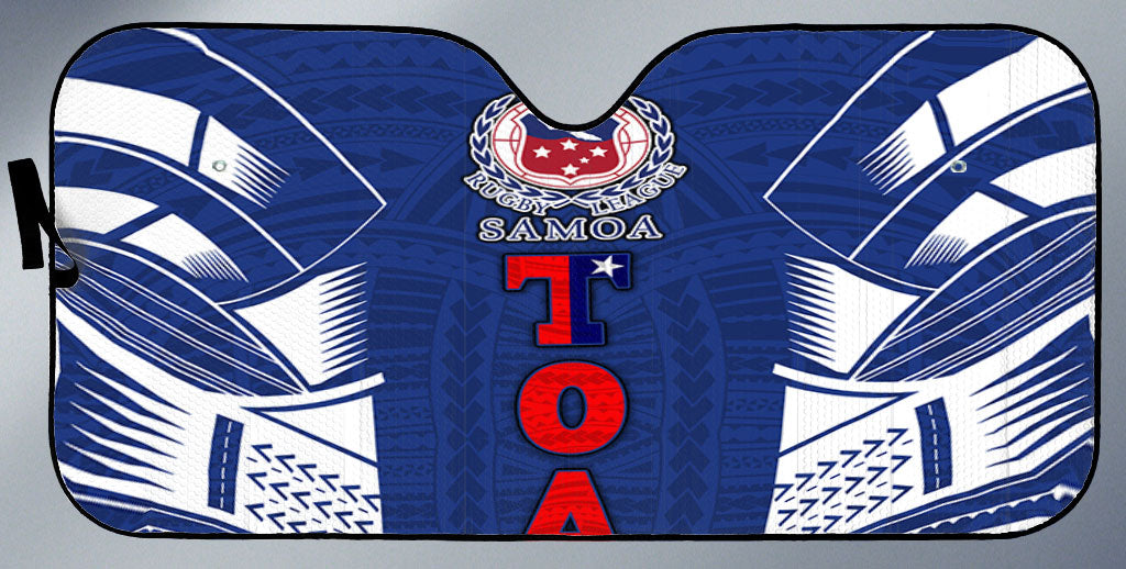 TOA Samoa Rugby Car Sun Shade