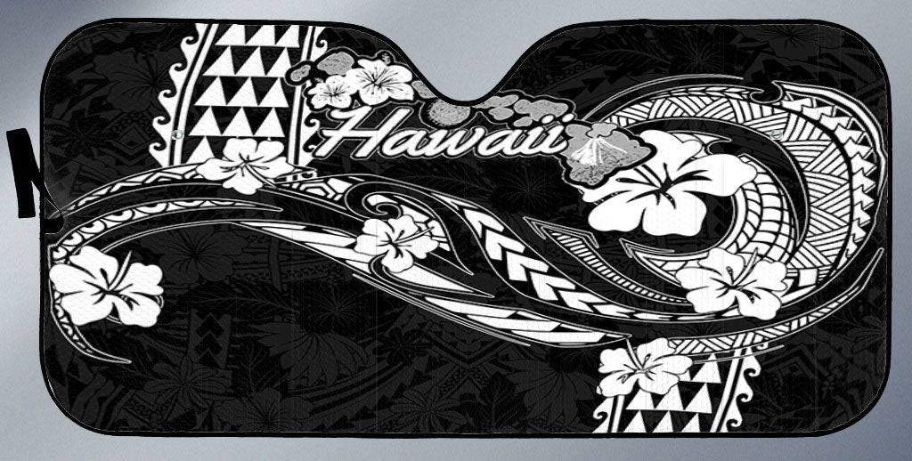 Hawaii Seal Car Sun Shade Turtle & Map Style