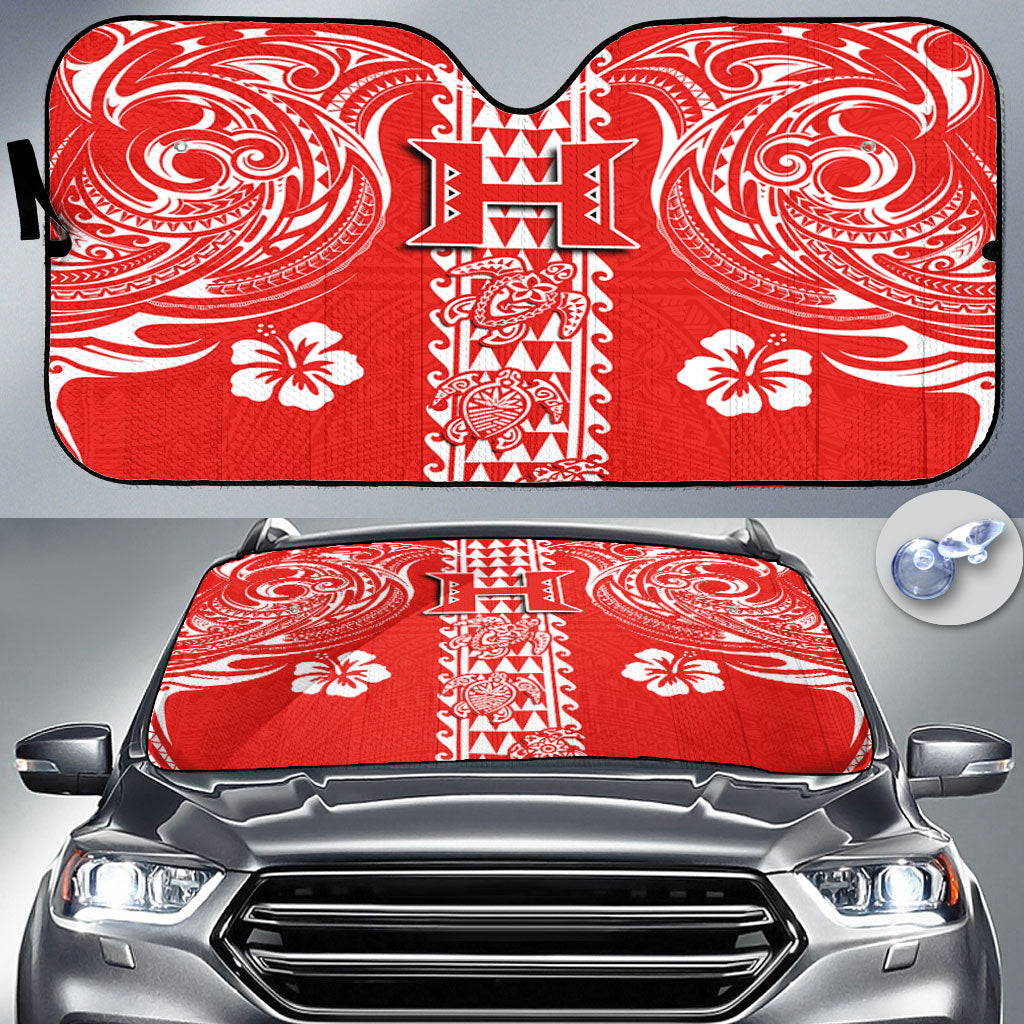 Hilo Hawaii Seal Car Sun Shade Turtle Style