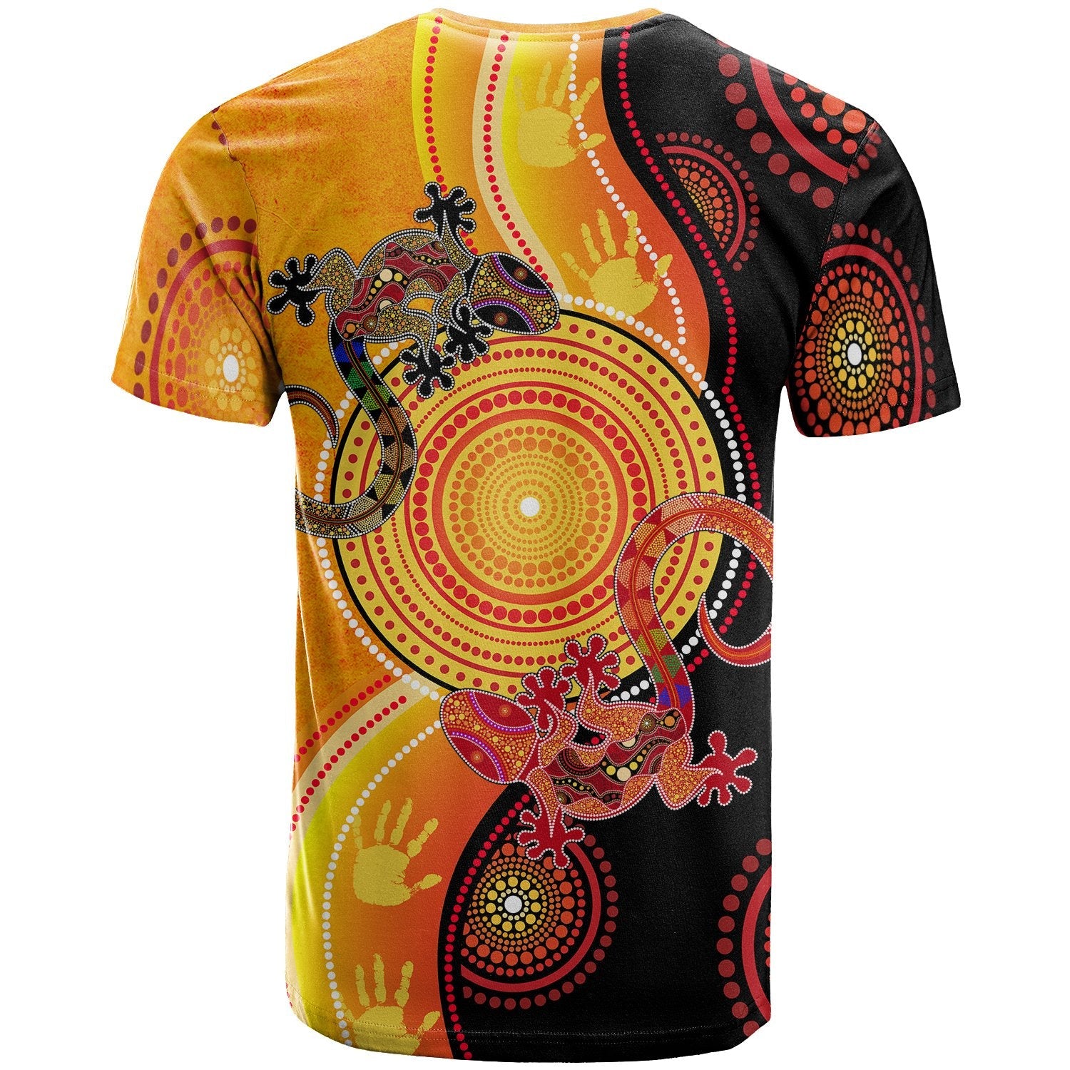 Aboriginal TShirt - Couple Aboriginal Lizards