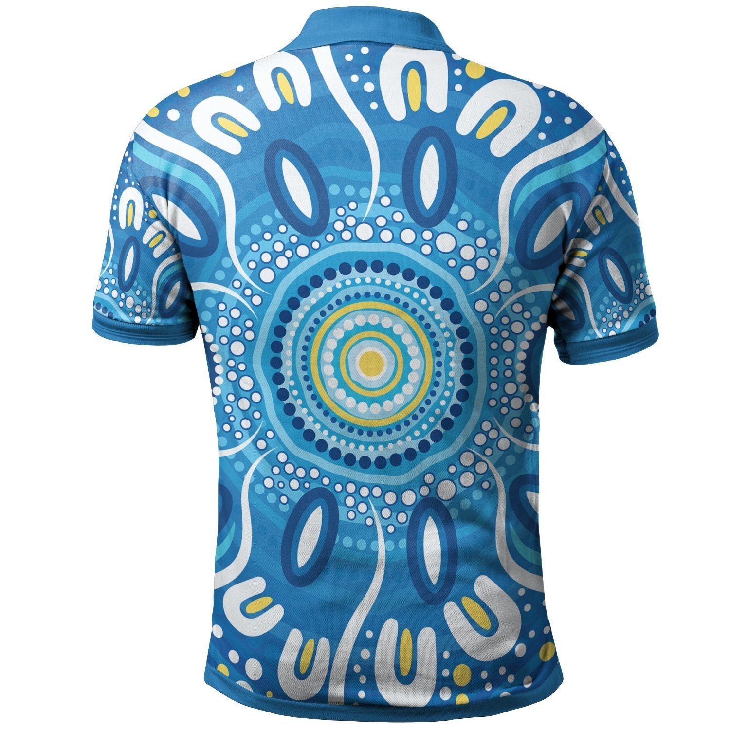 Aboriginal Polo - Indigenous Dot Painting Patterns Polo Shirt