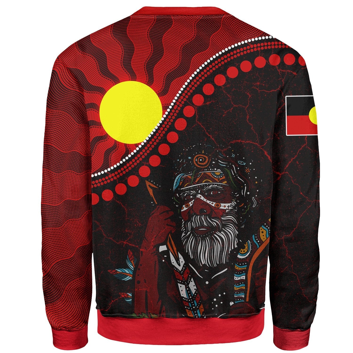 (Custom) Aboriginal Sweatshirts - Indigenous People And Sun