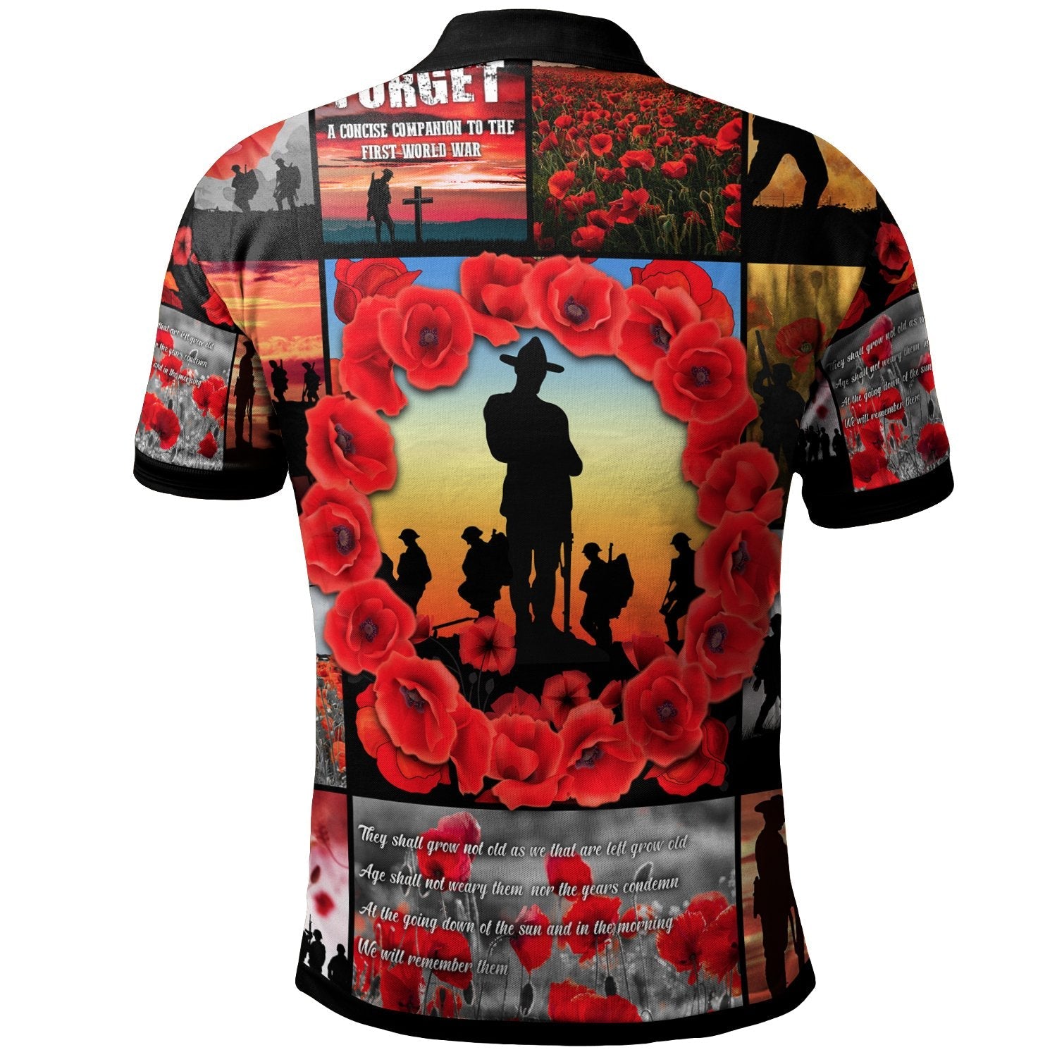 Anzac Polo - Always Remember Australia's Soldiers Polo Shirt