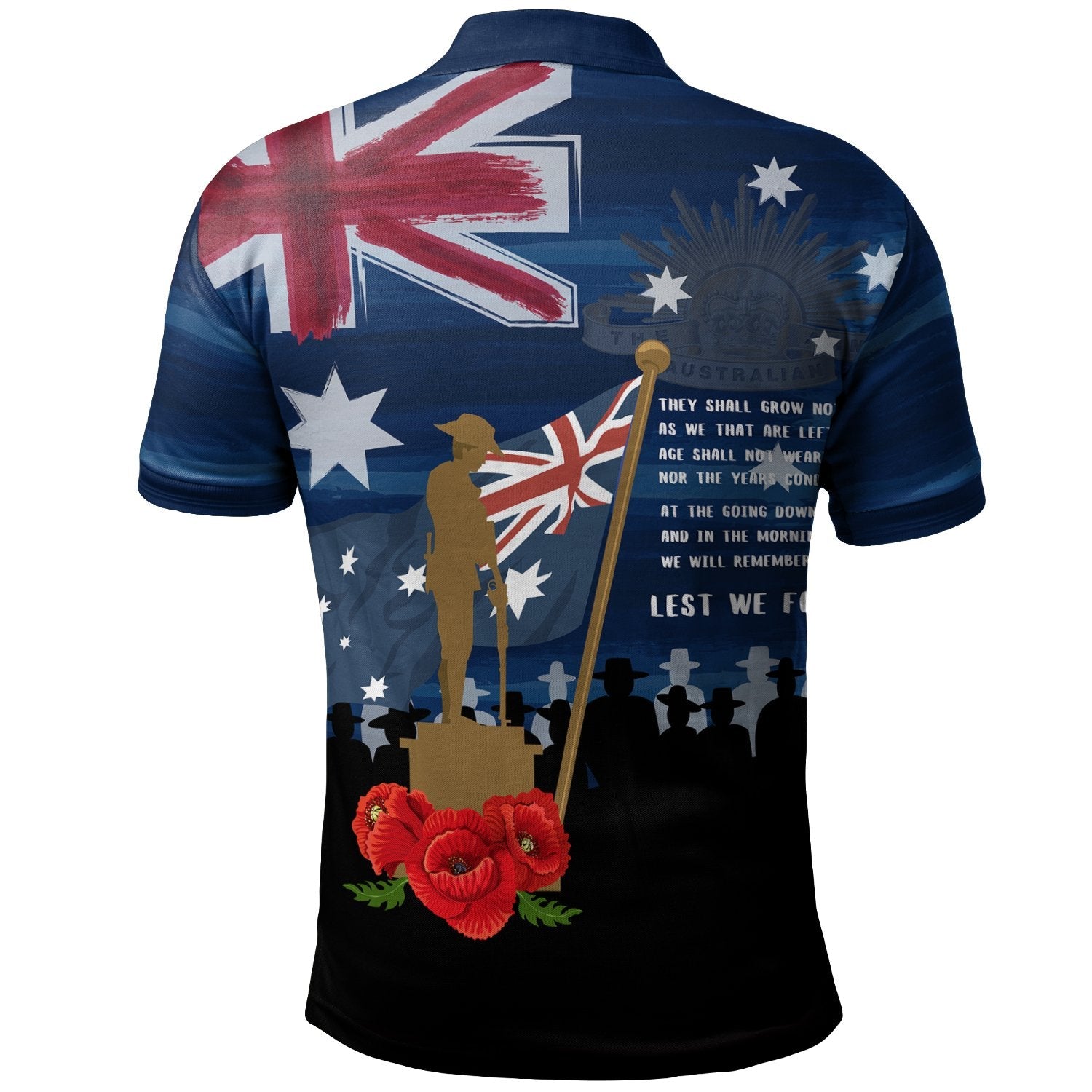 Anzac Polo - Always Remember Australian Anzac Day Polo Shirt