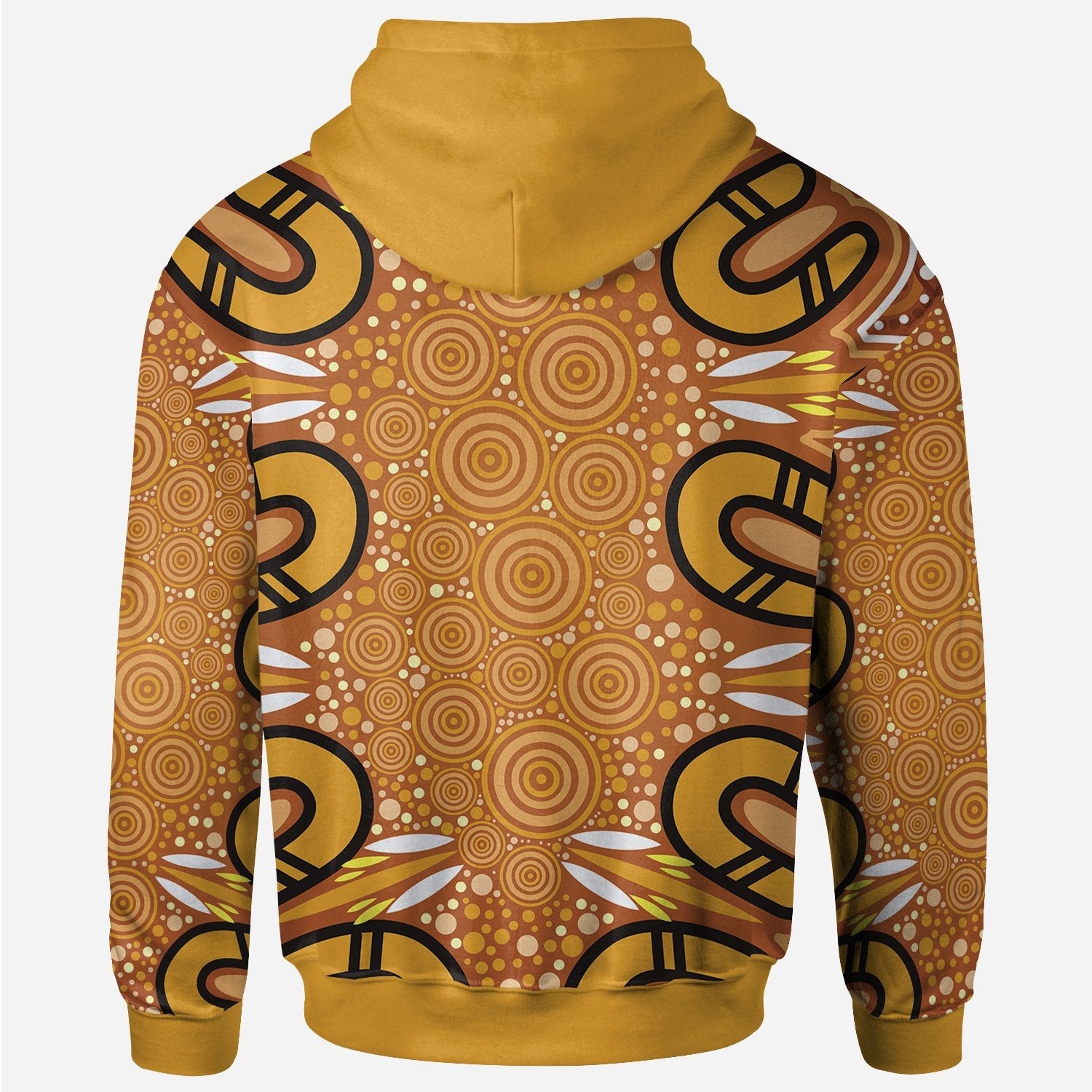 Aboriginal Zip Hoodie - Indigenous Art Patterns Ver03