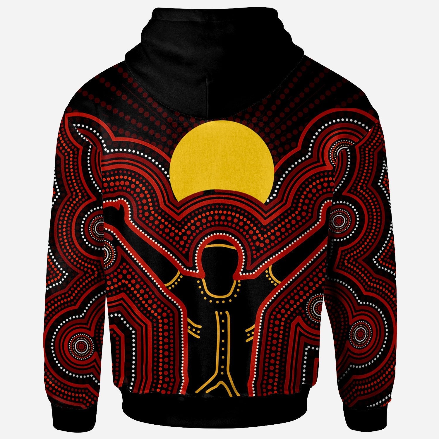 Aboriginal Personalised Zip Hoodie - The Sun Always Shines