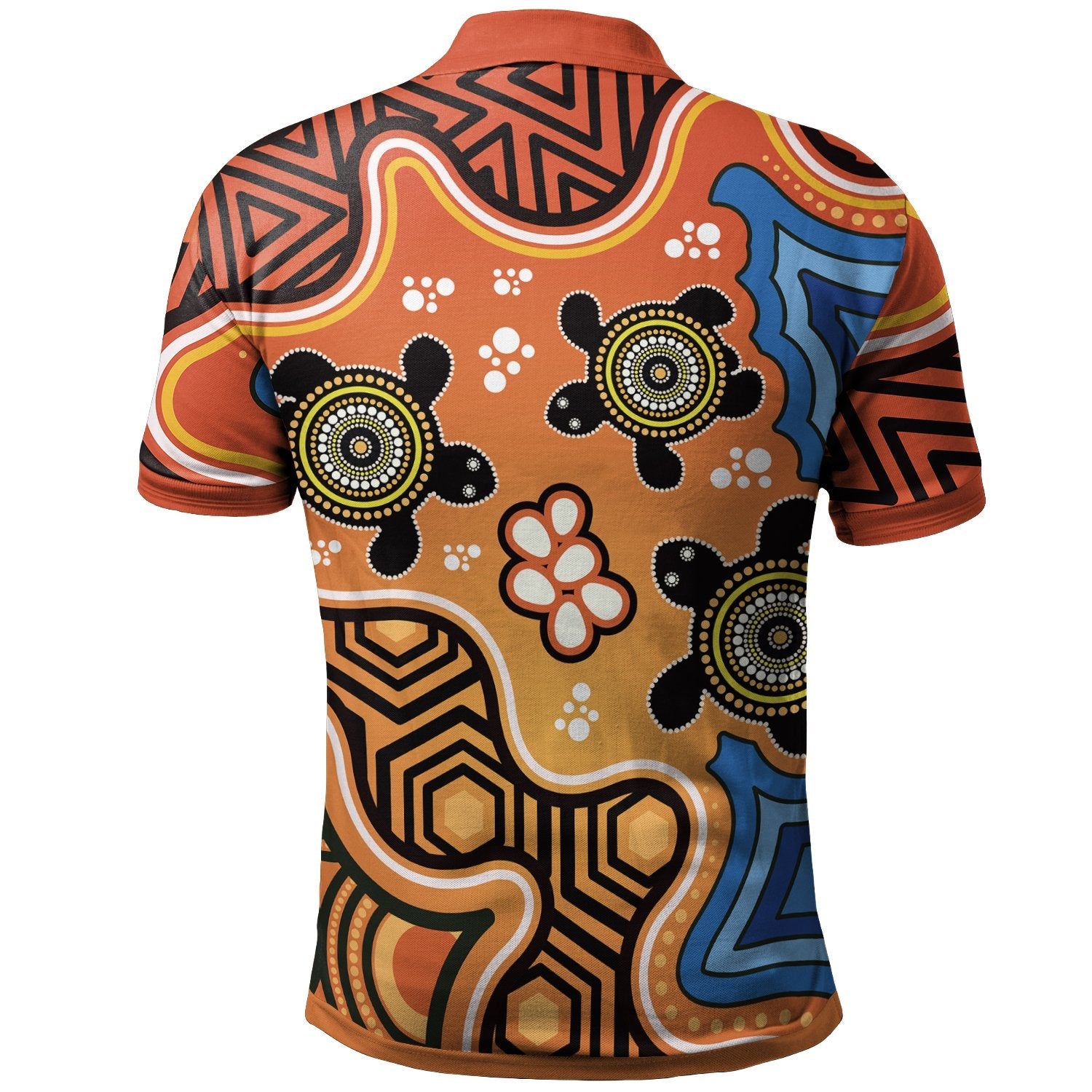Aboriginal Polo - Indigenous Art Patterns Ver04 Polo Shirt
