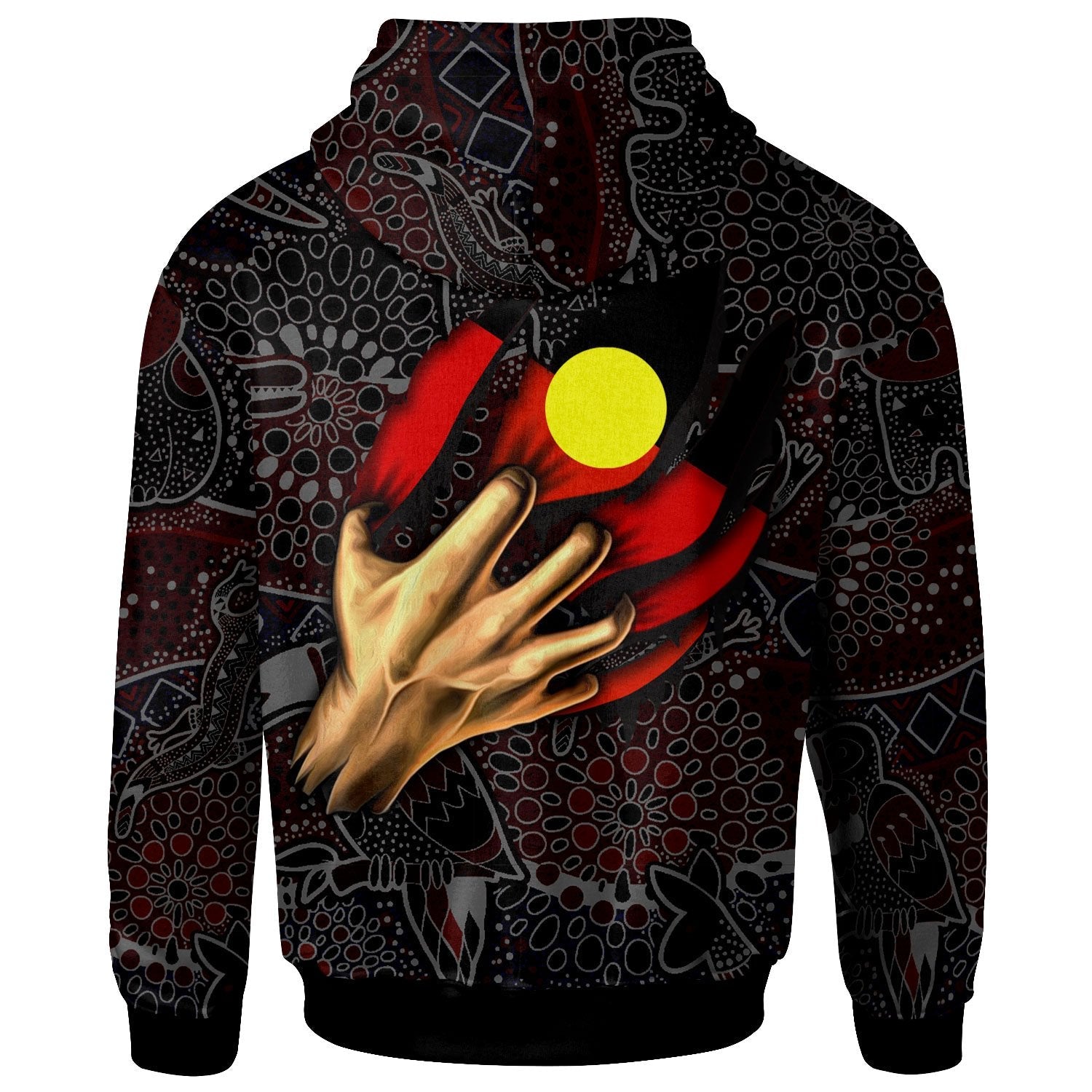 Aboriginal Zip Hoodie - Aboriginal Blood In Me