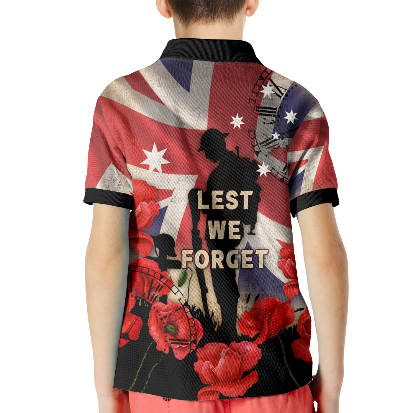 Anzac Polo - Anzac  A Day We Will Never Forget Kid Polo Shirt