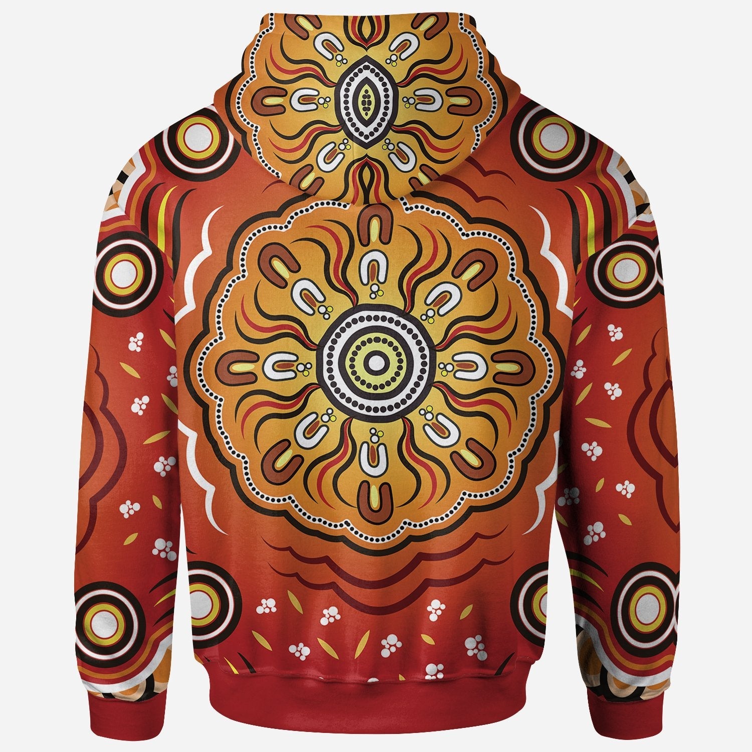 Aboriginal Zip Hoodie - Indigenous Art Patterns Ver01