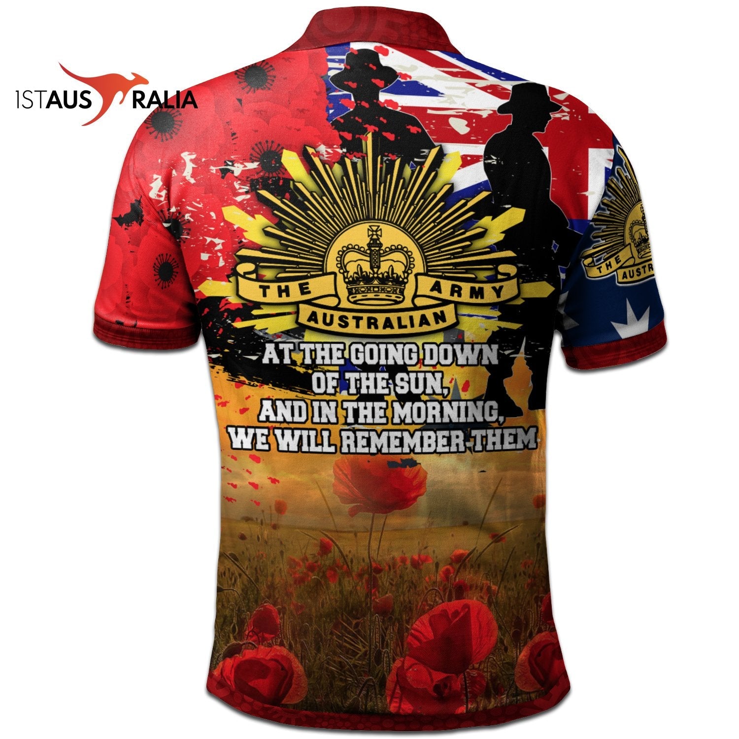 Anzac Polo - Anzac Day 2022 World War II Commemoration 1939 - 1945 Polo Shirt