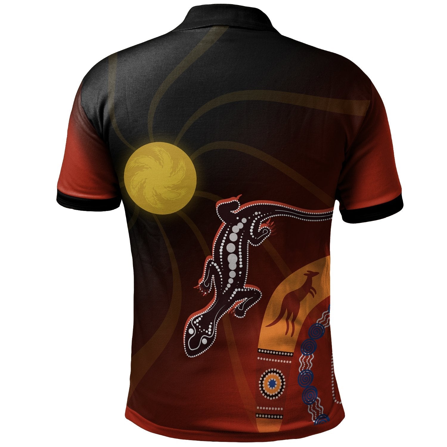 Aboriginal Polo - Personalised Flowers On The Land Polo Shirt
