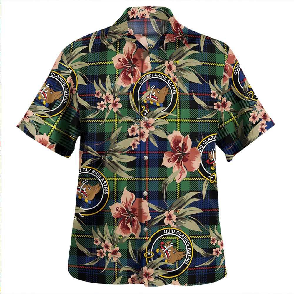 Scottish Tartan Baillie Modern Clan Hawaiian Shirt Tropical Old Style