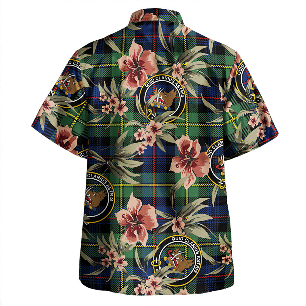 Scottish Tartan Baillie Modern Clan Hawaiian Shirt Tropical Old Style